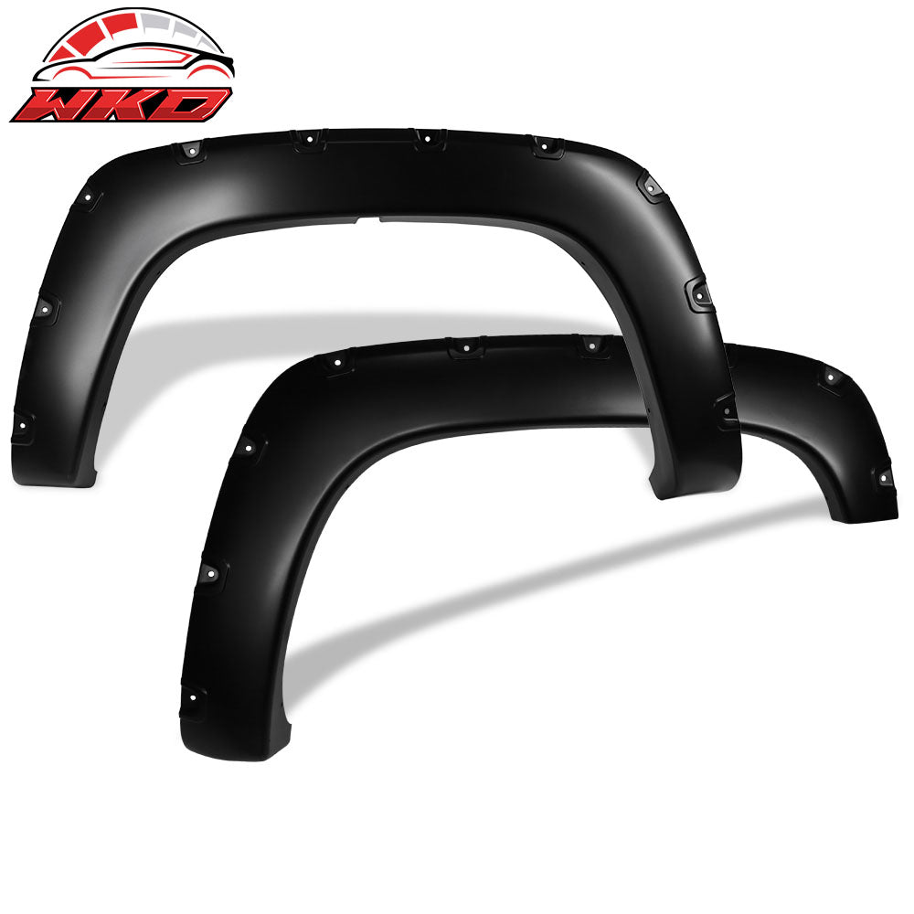 Fits 88-00 Chevy C1500 K1500 CK Pocket Rivet Wheel Arch Fender Flares Cover 4PC