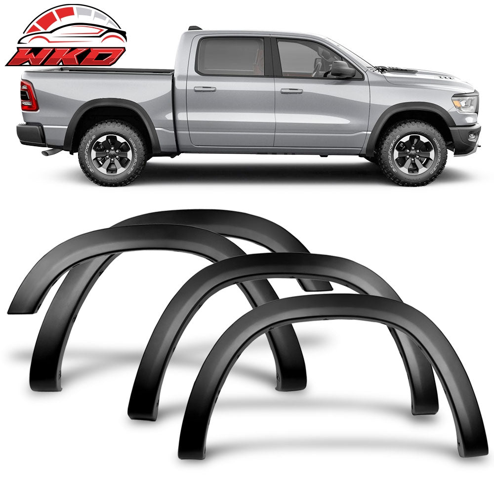 Fits 19-25 Dodge Ram 1500 OE V2 Style Textured Black Fender Flares 4PCS Set - PP