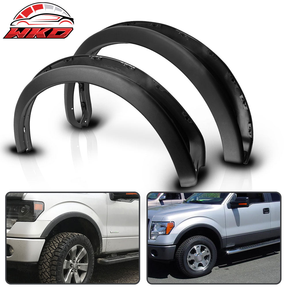 Fits 09-14 Ford F-150 F150 OE Factory Style 4PC Wheel Fender Flares Protector PP