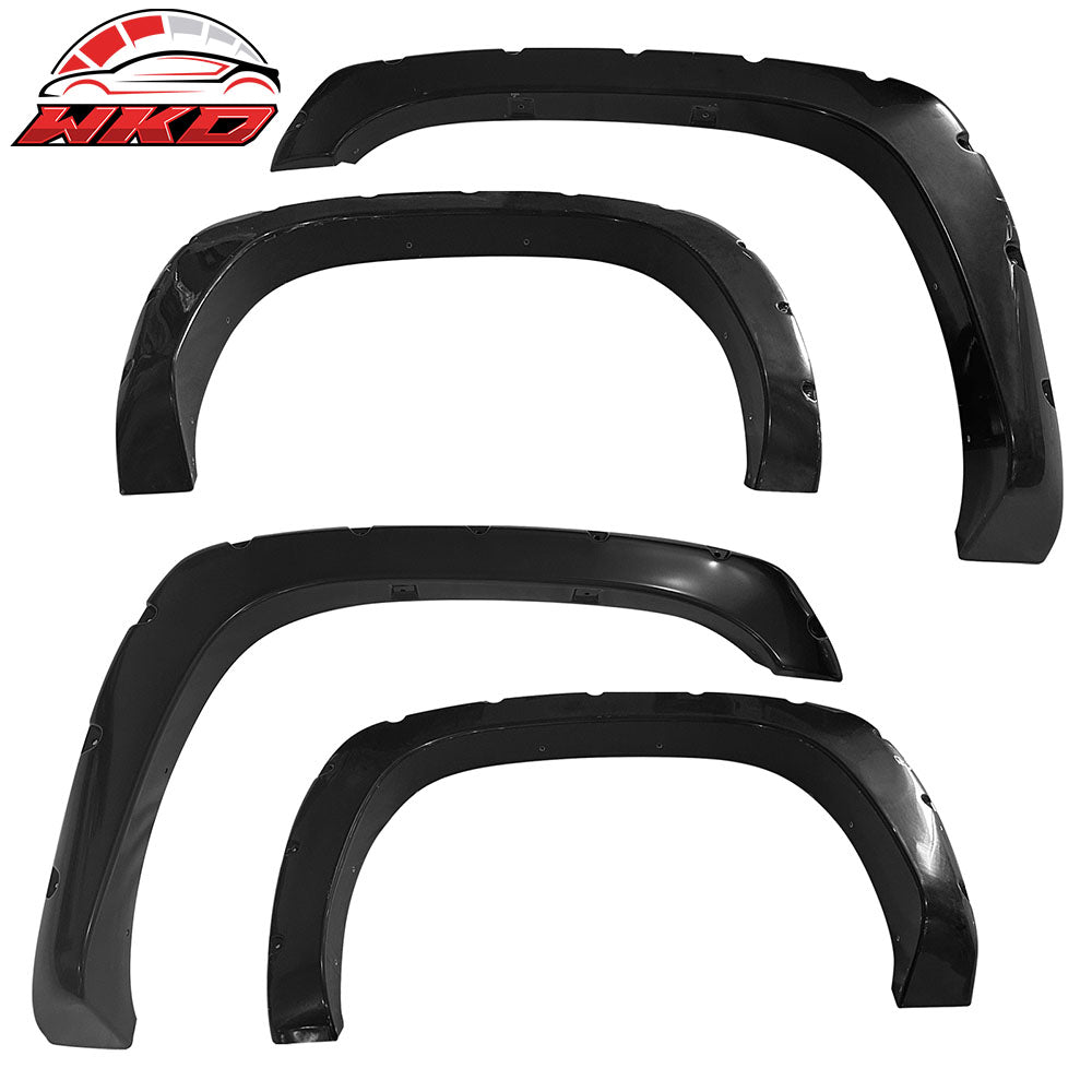 02-06 Chevy Avalanche 1500 2500 Rivet Bolt Style Fender Flares Smooth ABS | Wholesale