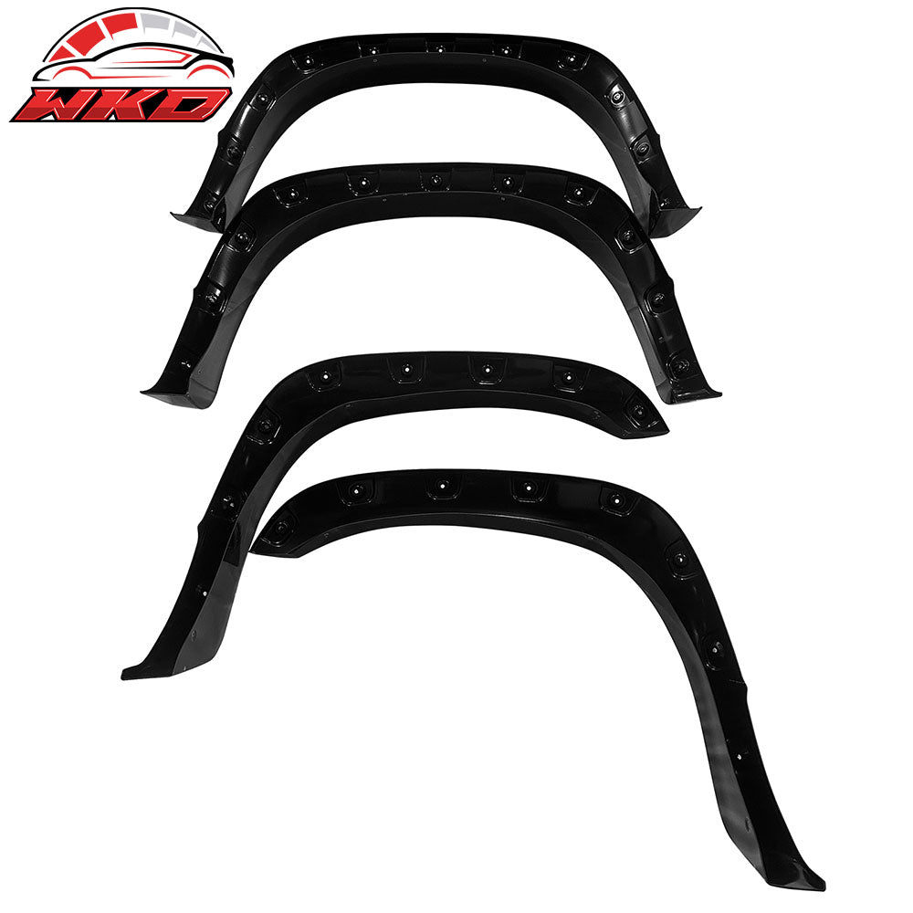 Fits 06-09 Dodge Ram 1500/2500/3500 Long Bed Bolt Style Fender Flares Smooth ABS