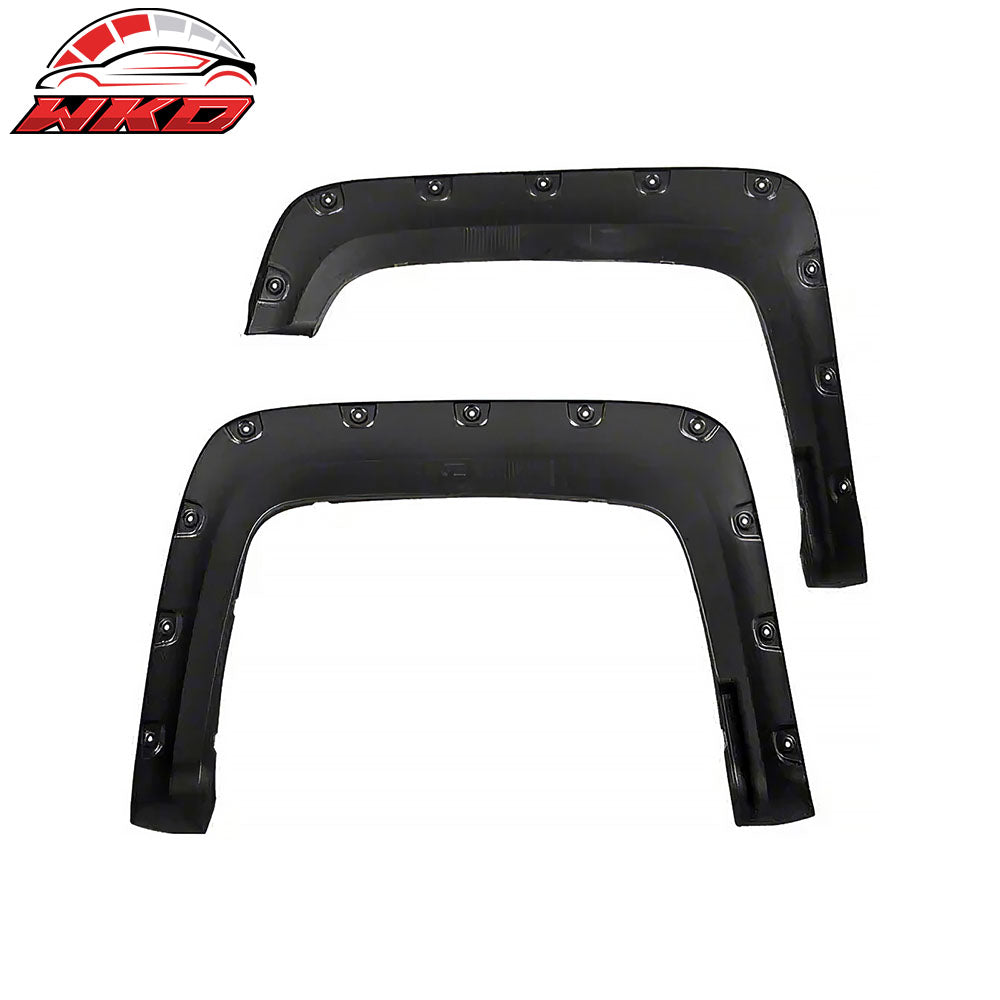 16-18 GMC Sierra 1500 Pocket Rivet Style Fender Flares Wheel Arch Cover | Wholesale
