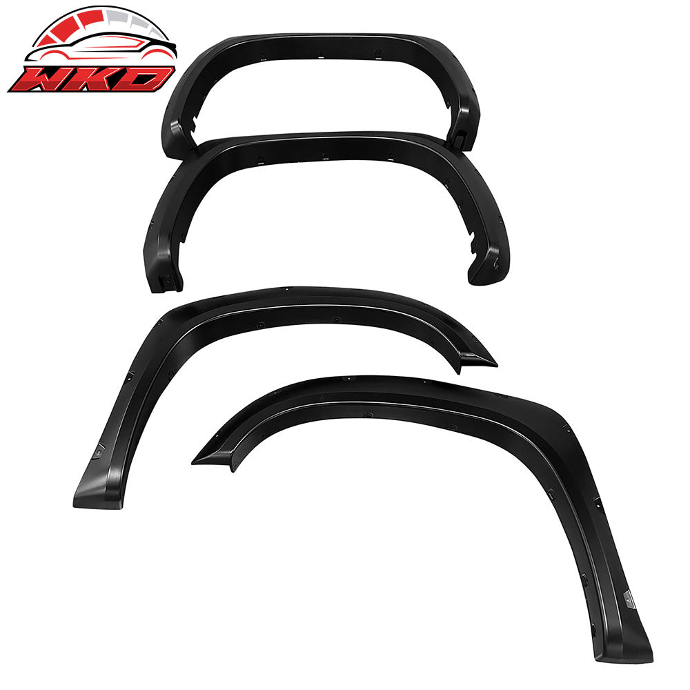 For 14-21 Toyota Tundra Bolt Style Fender Flares Wheel Arch Extension Smooth ABS | Wholesale