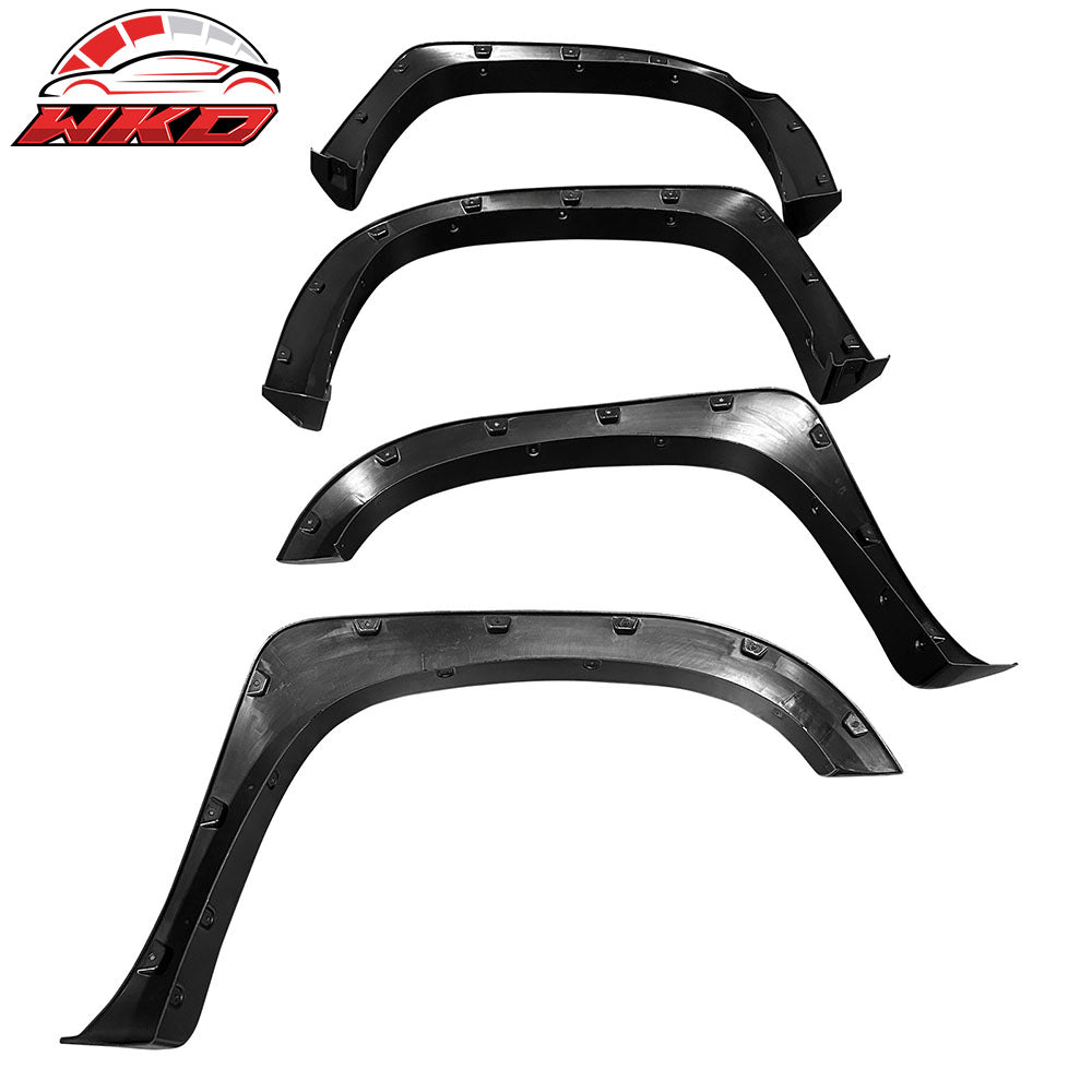 For 14-21 Toyota Tundra Bolt Style Fender Flares Wheel Arch Extension Smooth ABS