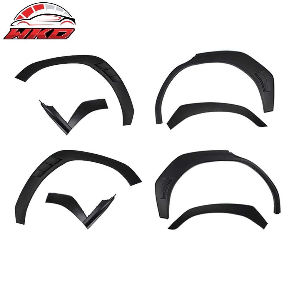 22-26 Subaru WRX Sedan 4DR Fender Flares Wheel Covers Matte Black PP 8PCS | Wholesale