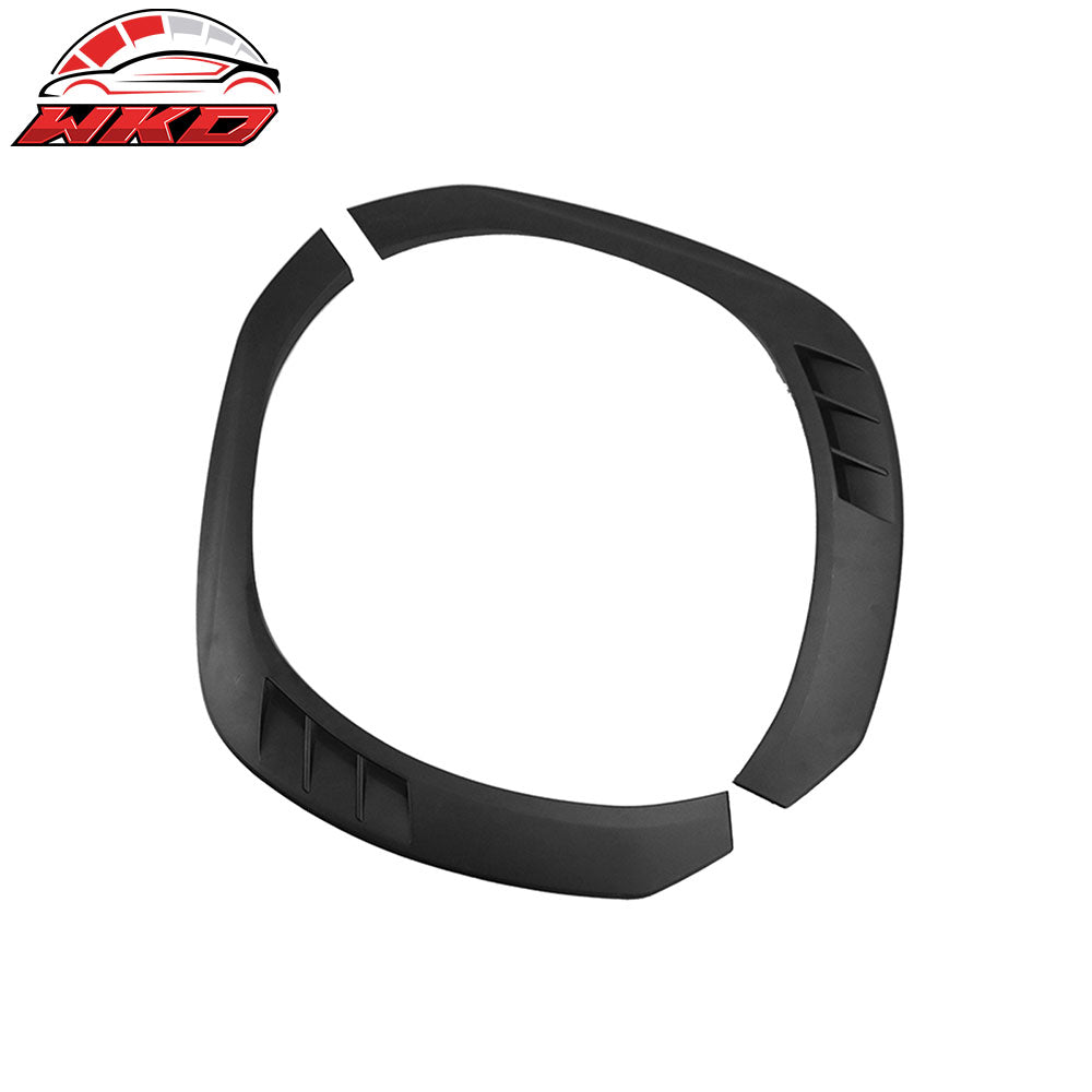 Fits 22-25 Subaru WRX Sedan 4DR Fender Flares Wheel Covers Matte Black PP 8PCS