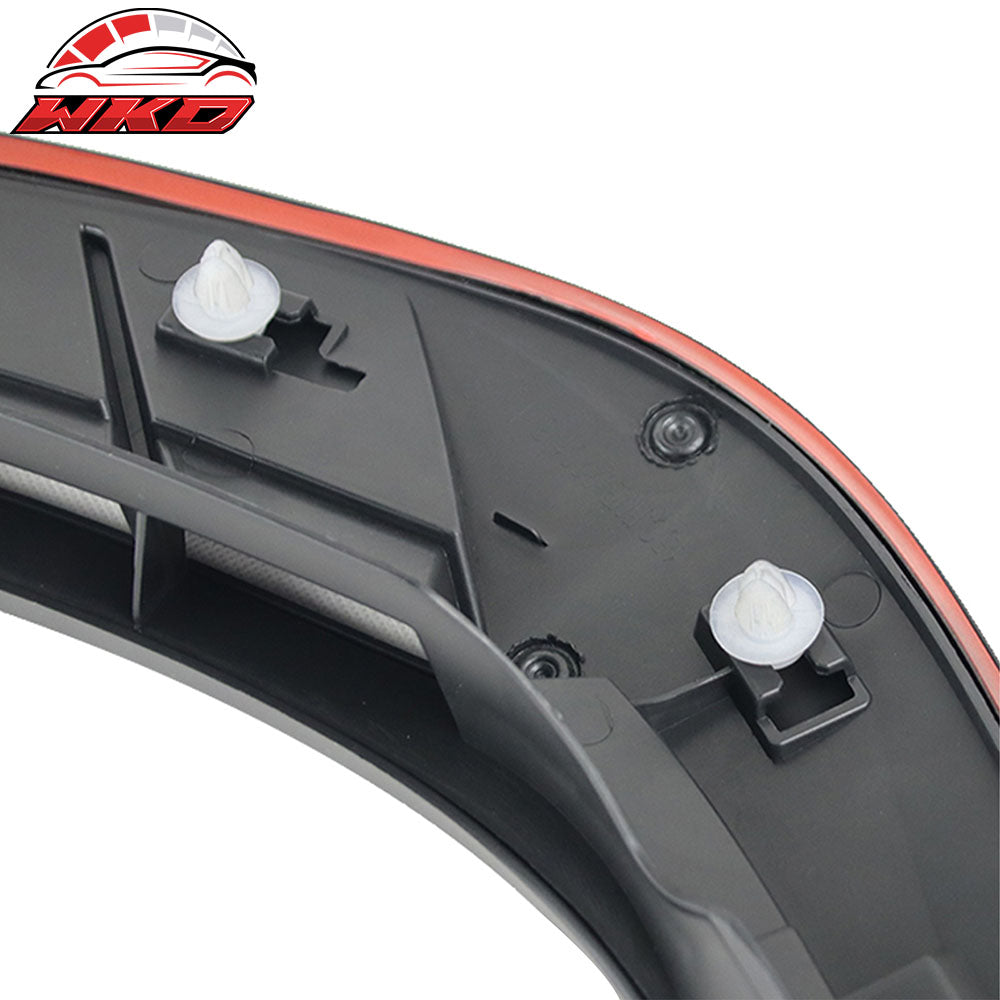 Fits 22-25 Subaru WRX Sedan 4DR Fender Flares Wheel Covers Matte Black PP 8PCS