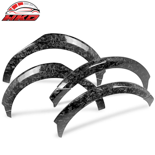 17-23 Tesla Model 3 Fender Flares Wheel Strip Trim Forged Carbon Fiber 8PC | Wholesale