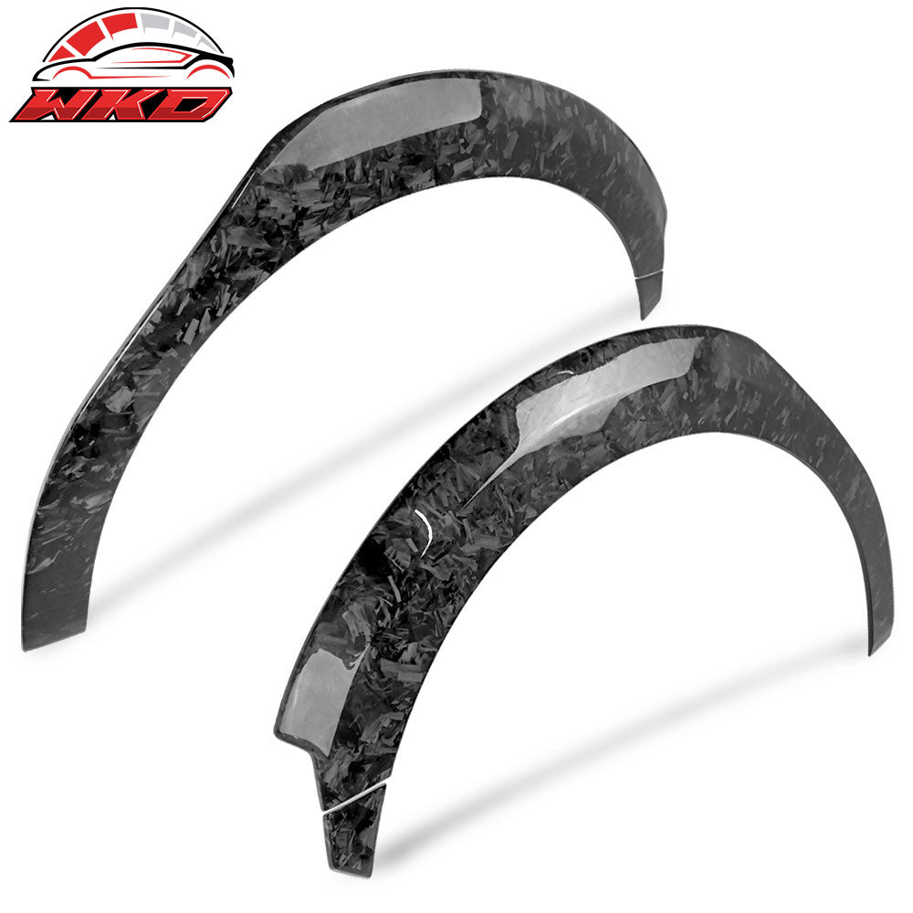 Fits 17-23 Tesla Model 3 Fender Flares Wheel Strip Trim Forged Carbon Fiber 8PC