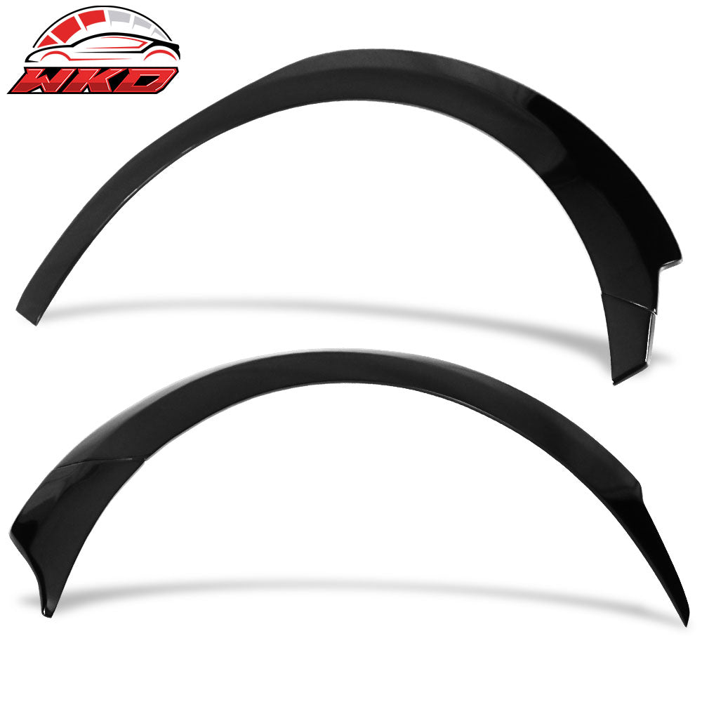 Fits 17-23 Tesla Model 3 Fender Flares Wheel Strip Trim Gloss Black 8PC - FRP