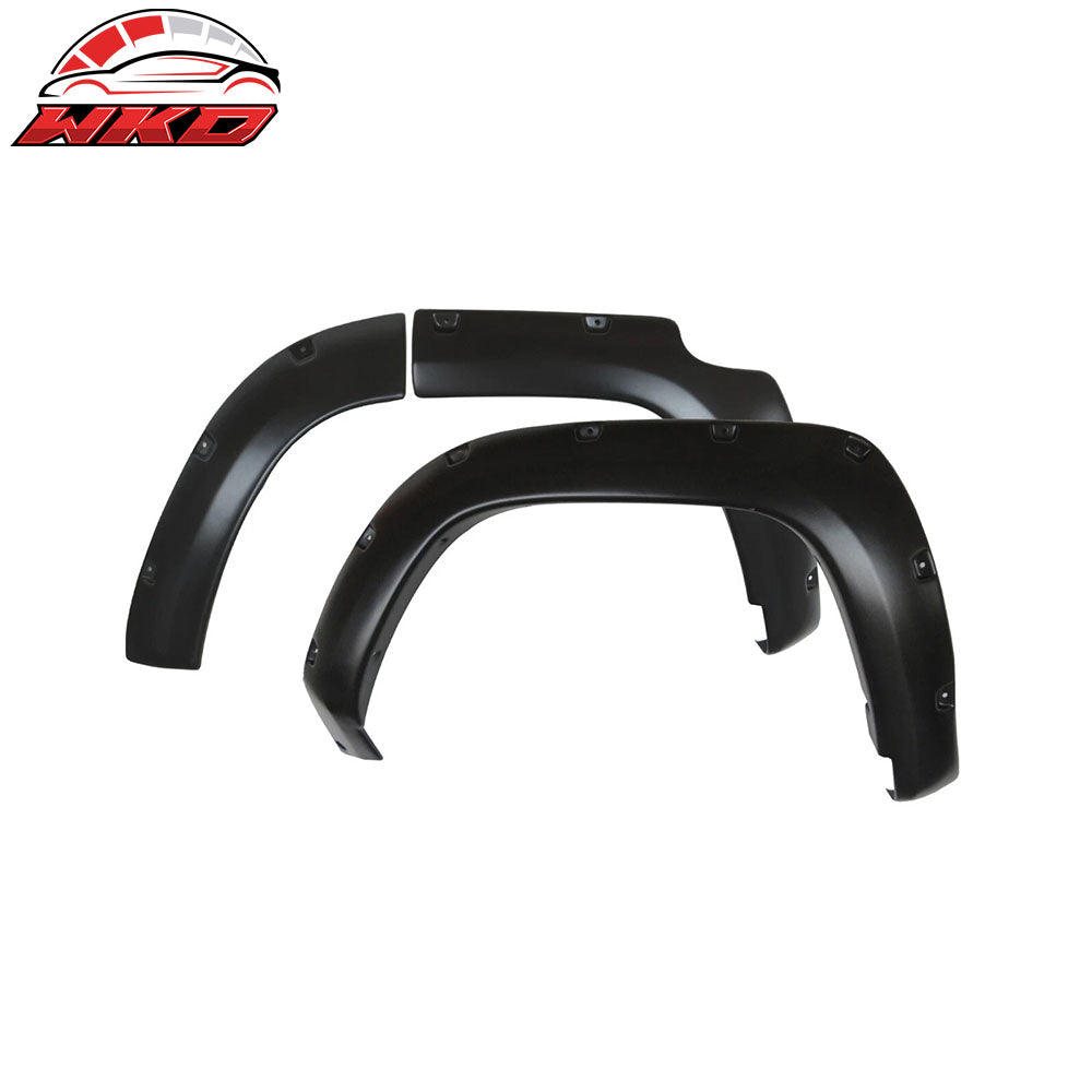 Fits 14-24 Toyota 4Runner Pocket Bolt Style Smooth Fender Flares Wheel Covers