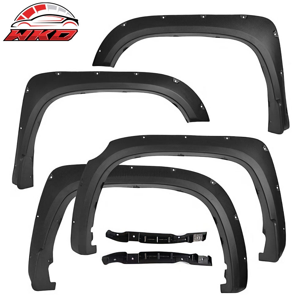 14-20 Toyota Tundra Pocket Rivet Bolt Style Fender Flares Wheel Covers ABS | Wholesale