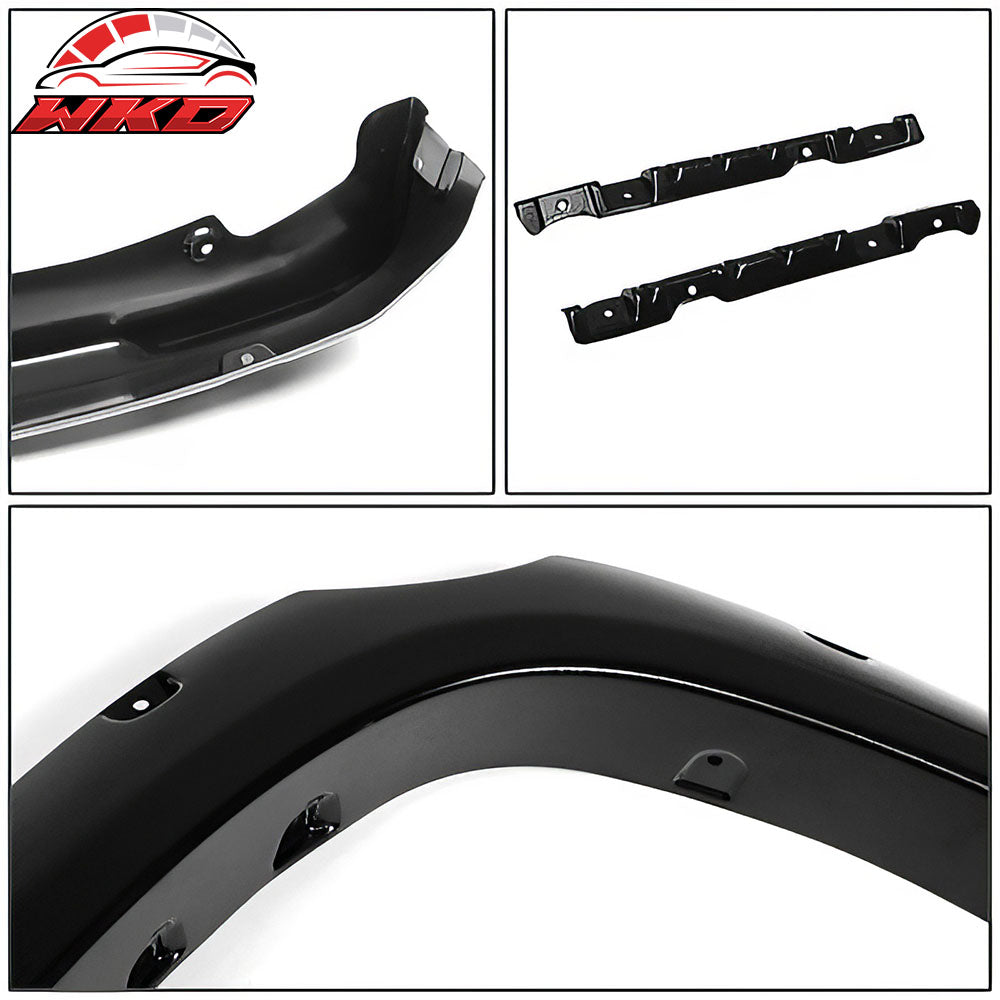 Fits 14-20 Toyota Tundra Pocket Rivet Bolt Style Fender Flares Wheel Covers ABS
