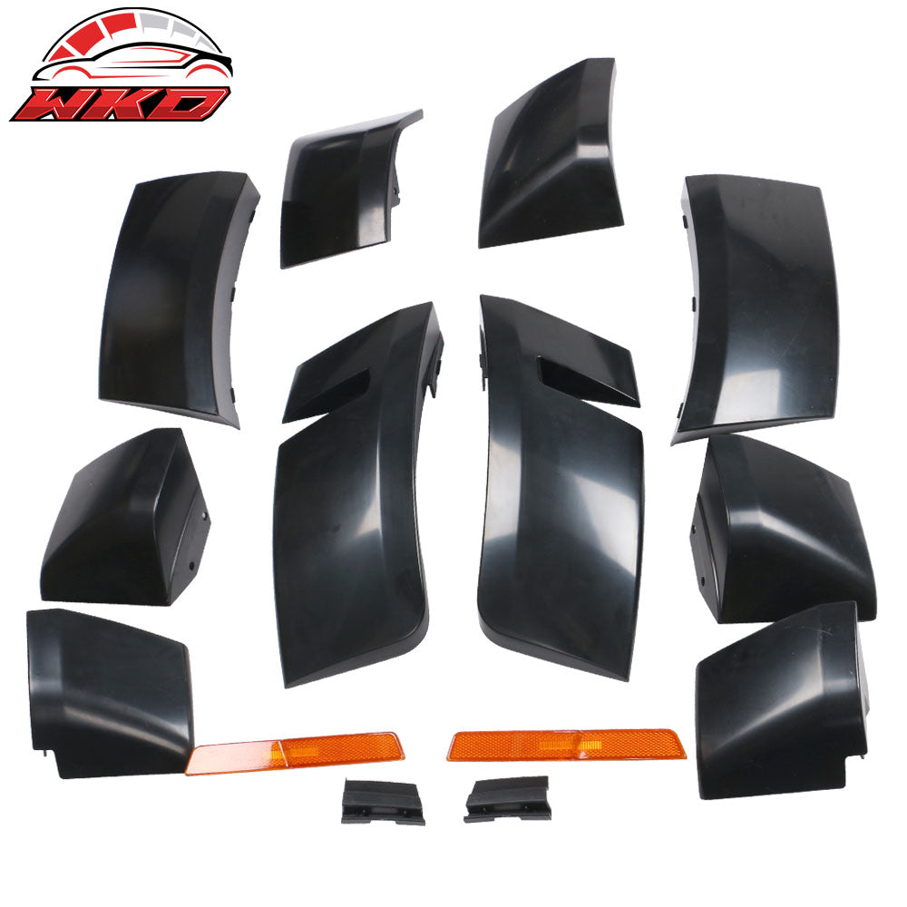 Fits 15-23 Dodge Challenger Hellcat Models Fender Flares Demon Style Unpainted