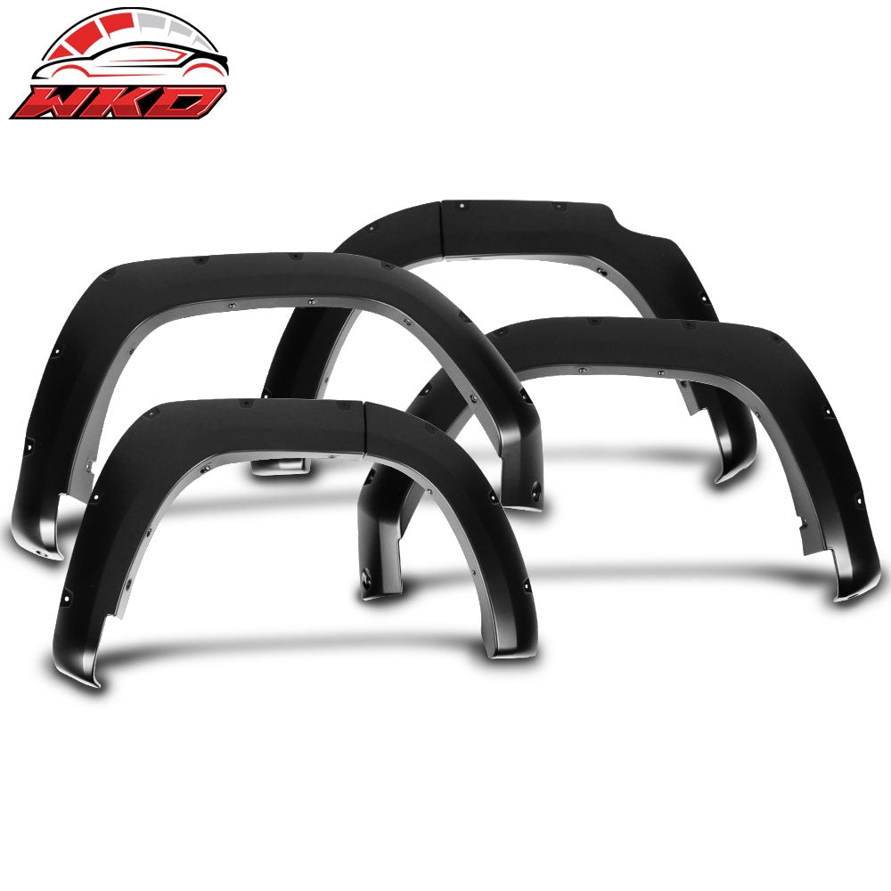 14-22 Toyota 4Runner Pocket Rivet Style Unpainted Side Fender Wheel Flares | Wholesale