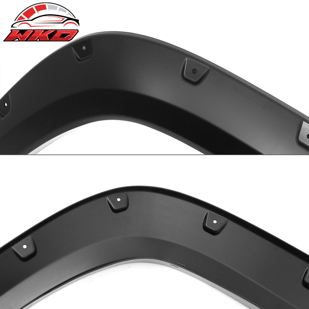 For 22-25 Toyota Tundra Fender Flares Pocket Style Wheel Arch Cover PP 4PCS Trim
