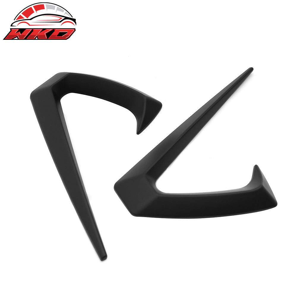 Fits 25-26 Tesla Model Y Juniper Side Fender Trim Matte Black Vent ABS Decor 2PC
