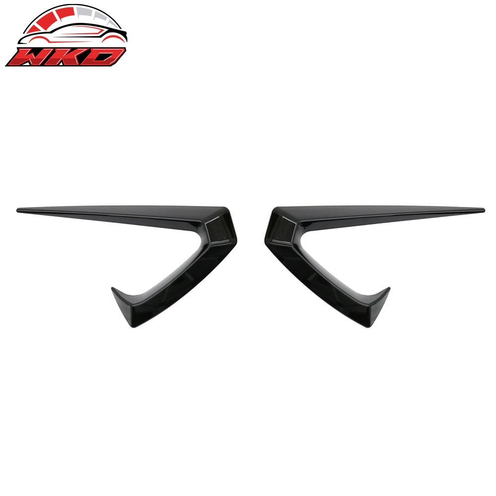 25-26 Tesla Model Y Juniper Side Fender Trim Gloss Black Vent ABS Decor 2PC | Wholesale