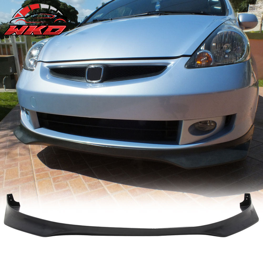 Fits 07-08 Honda Fit 5Dr HB Hatchback EVO Front Bumper Lip Spoiler - PU