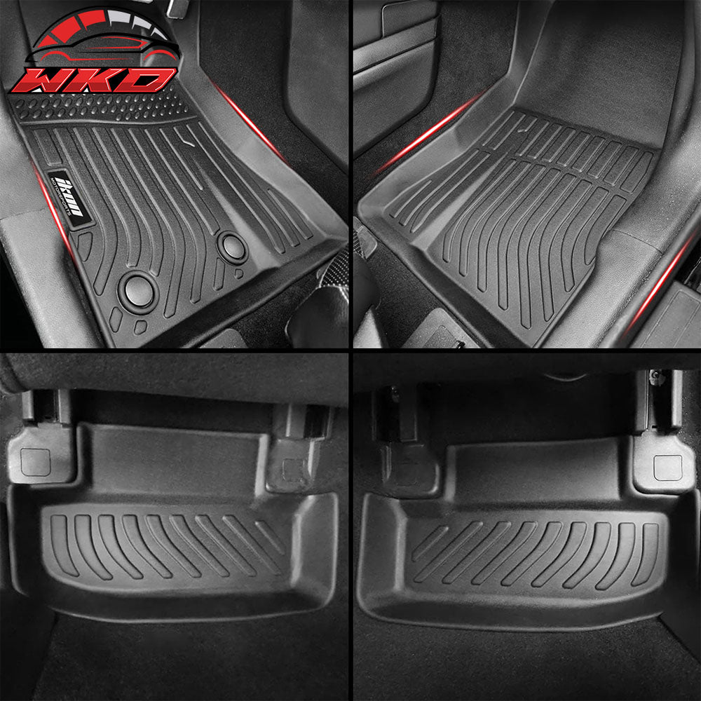 Fits 15-25 Ford Mustang 3D TPE Floor Mat All Weather Heavy Duty Carpets Liner