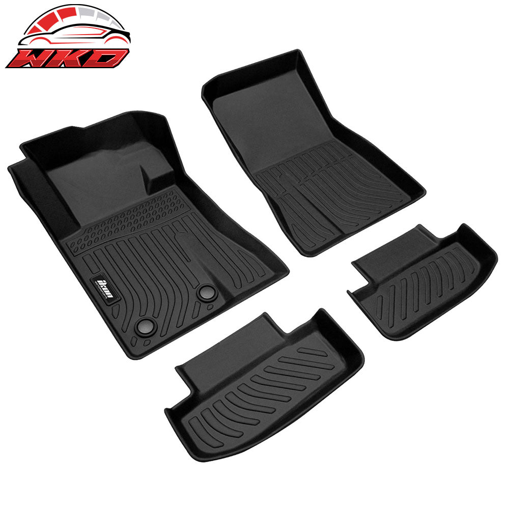 Fits 15-25 Ford Mustang 3D TPE Floor Mat All Weather Heavy Duty Carpets Liner