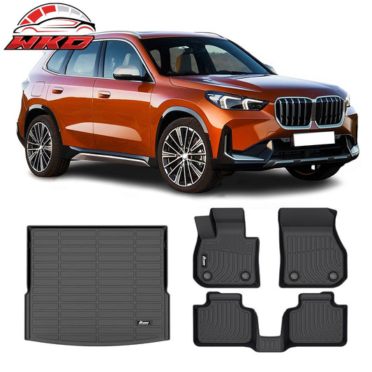 2023-26 BMW X1 U11 All Weather 3D Molded Floor Mats Carpets + Trunk Mat TPE | Wholesale