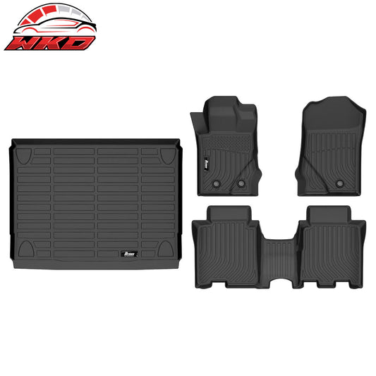 21-25 Ford Bronco 4DR All Weather TPE 3D Floor Mats Carpets 3PC + Trunk Mat | Wholesale