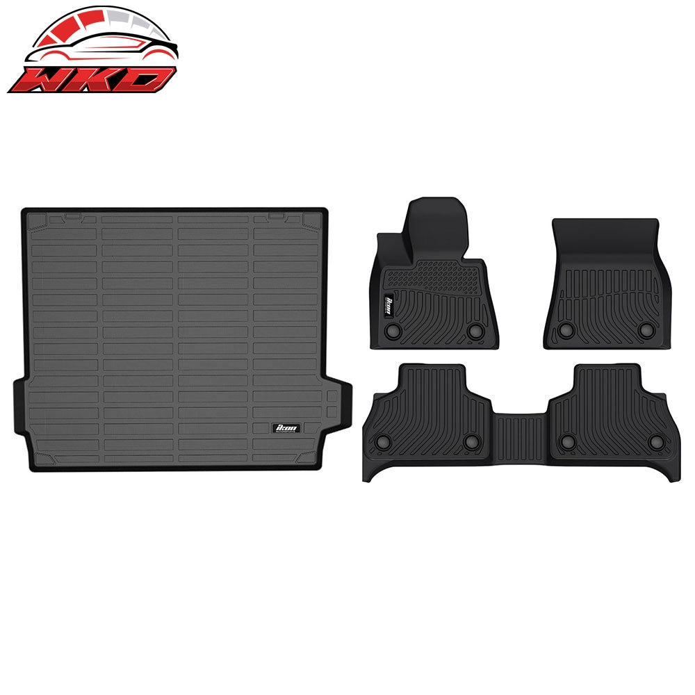 19-26 BMW X5 G05 5 Passengers All Weather 3D Floor Mats + Trunk Mat - TPE | Wholesale