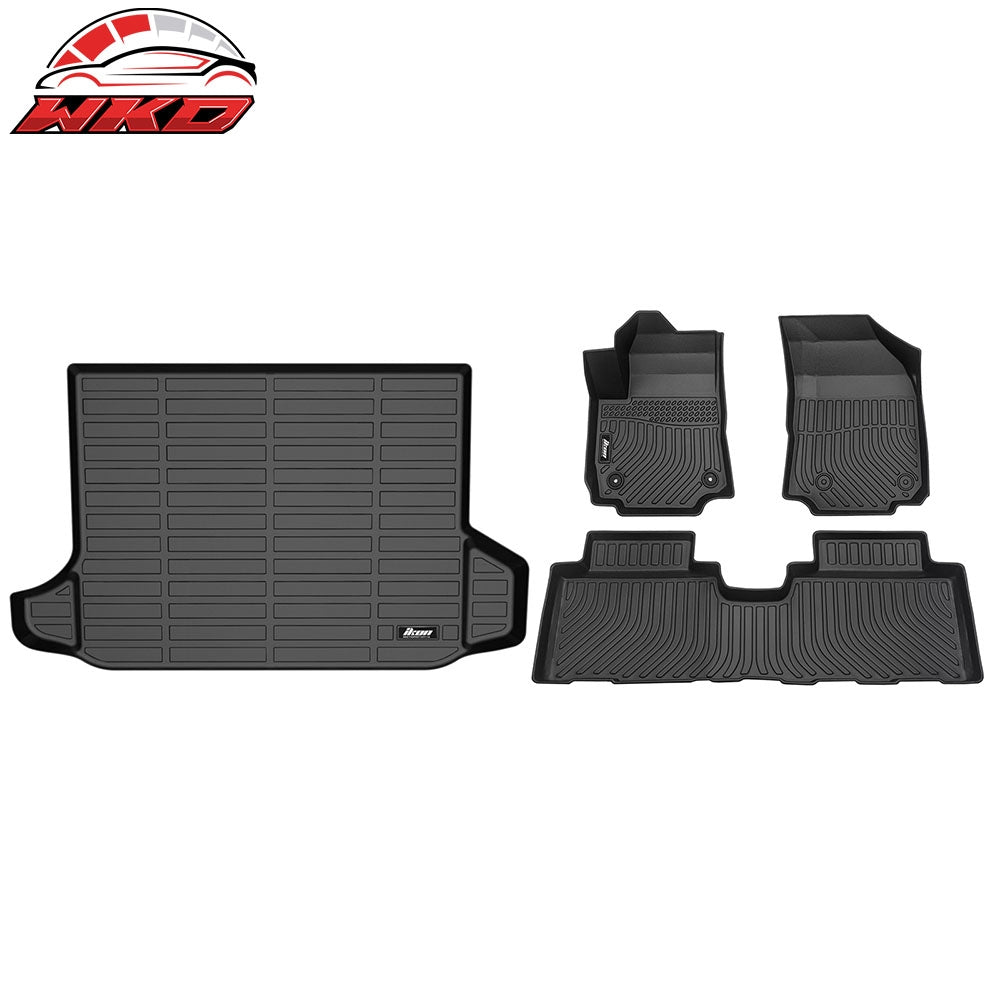 Wholesale 18-24 Chevy Equinox GMC Terrain Heavy Duty 3D Floor Mats & Trunk Mat TPE