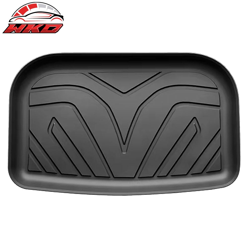Fits 20-24 Tesla Model Y Floor Mats + Trunk Mat 3D TPE Carpets Cargo Liner Guard