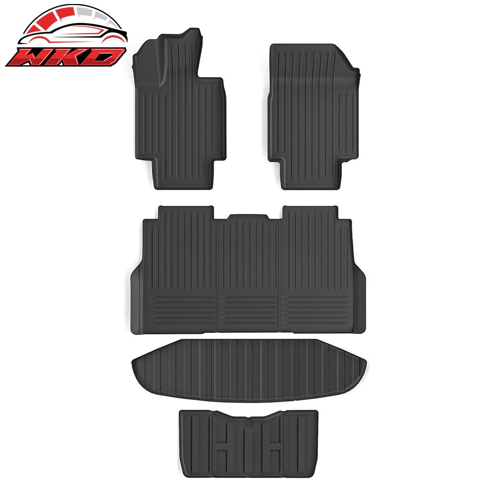 Wholesale 23-26 Tesla Cybertruck 3D Front Rear Floor Mats Trunk Protector Liners TPE