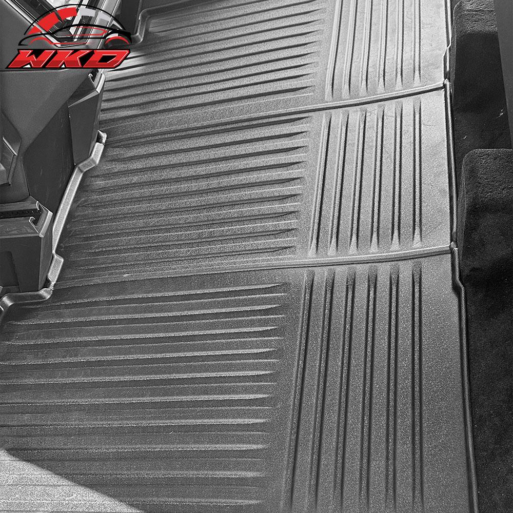 Fits 23-24 Tesla Cybertruck 3D Front Rear Floor Mats Trunk Protector Liners TPE