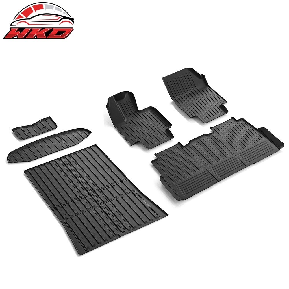 For 23-24 Tesla Cybertruck 3D Floor Mats Trunk Protector Liner Truck Bed Mat TPE