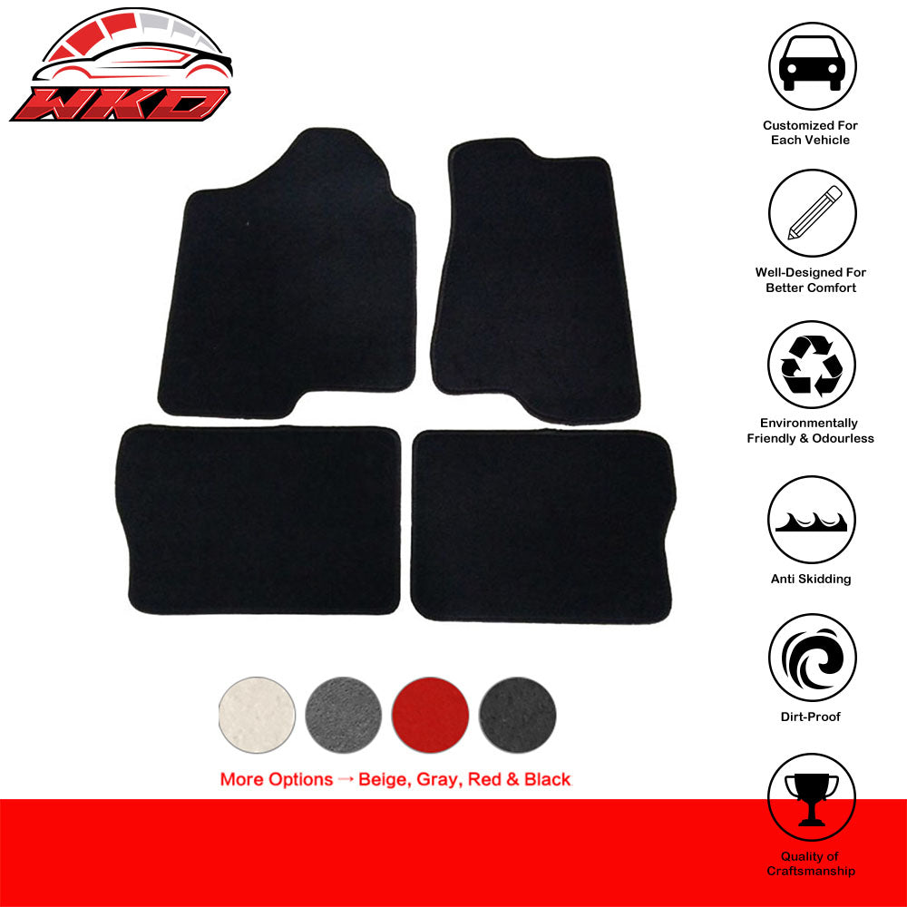 Fits 03-09 Hummer H2 4Dr OE Factory Fitment Car Floor Mats Front & Rear Nylon