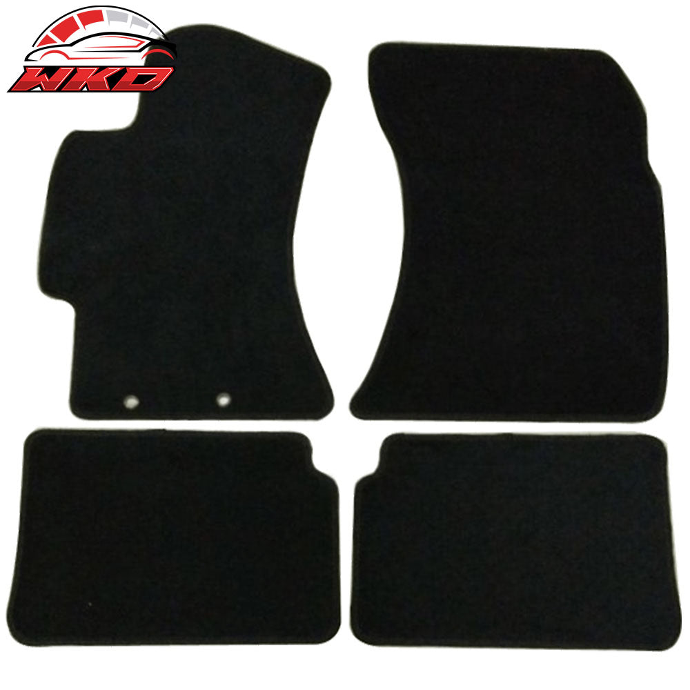 2008-11 Subaru Impreza Floor Mats Nylon Black Non-Slip Auto Carpets 4PC Set | Wholesale