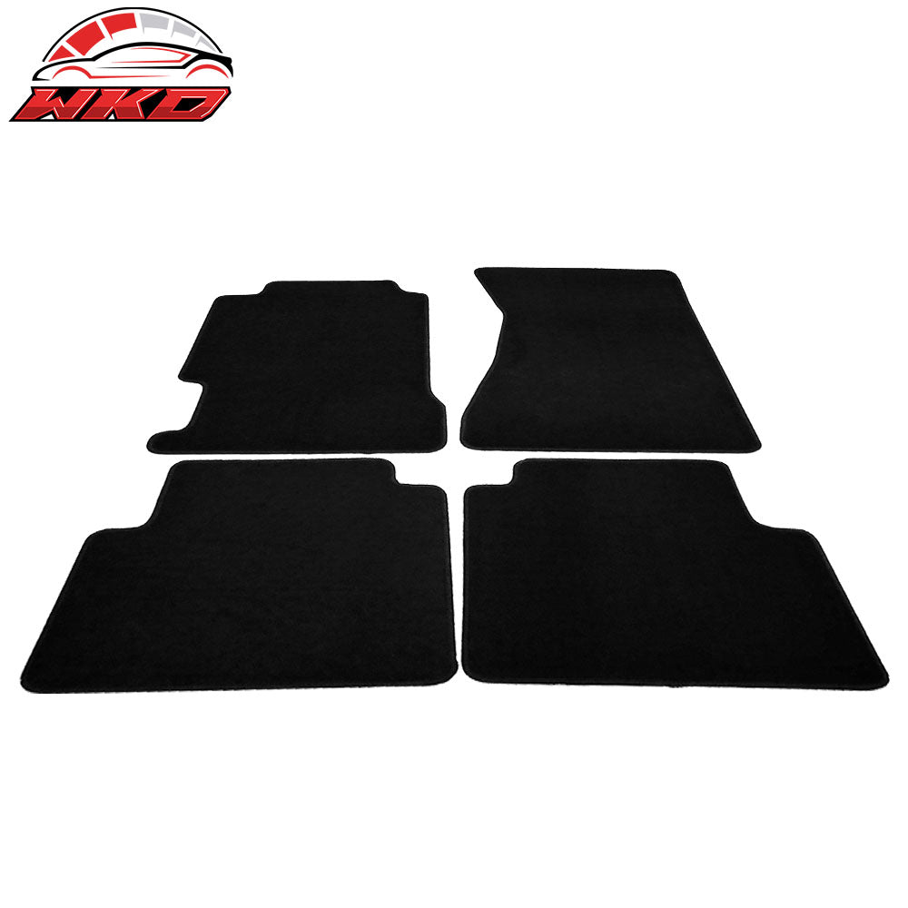 Fit 96-98 Acura TL Driver Passenger Floor Mats Carpet Nylon Black