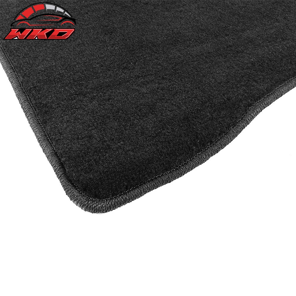 Fits 2007-2012 Nissan Altima 4 Door Black Nylon Floor Mats Carpet 4 Pieces Set