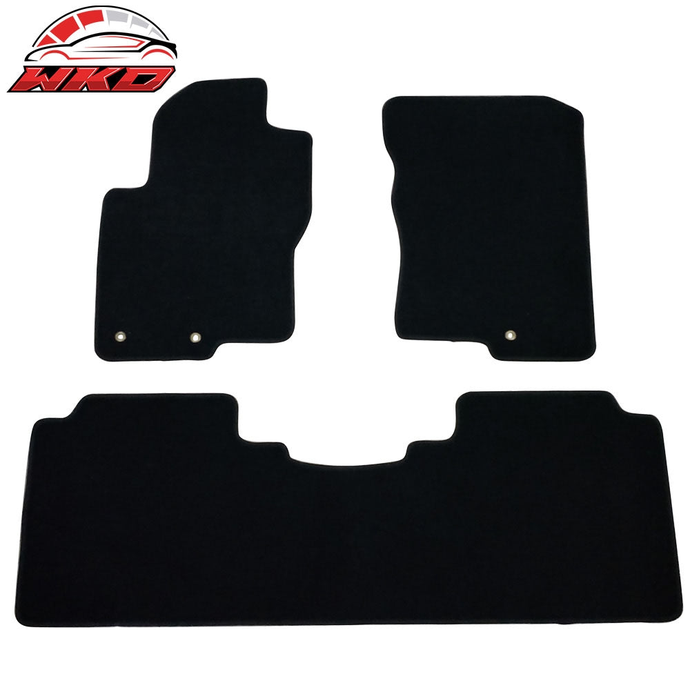 2011-21 Nissan Frontier Crew Cab Car Floor Mats Liners Carpet Black Set Nylon | Wholesale