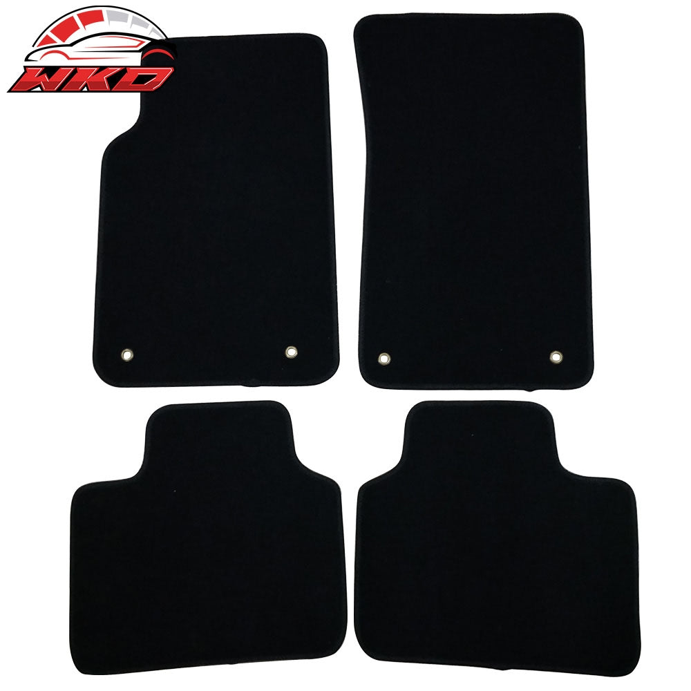 Wholesale 08-09 Pontiac G8 Floor Mats Front & Rear 4PC Black Nylon