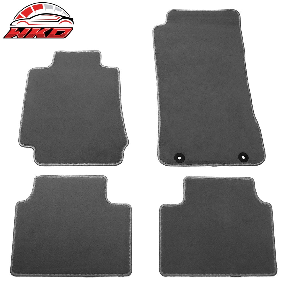 17-24 Alfa Romeo Giulia Anti-Slip Front Rear Floor Mats Nylon 4PCS - Gray | Wholesale