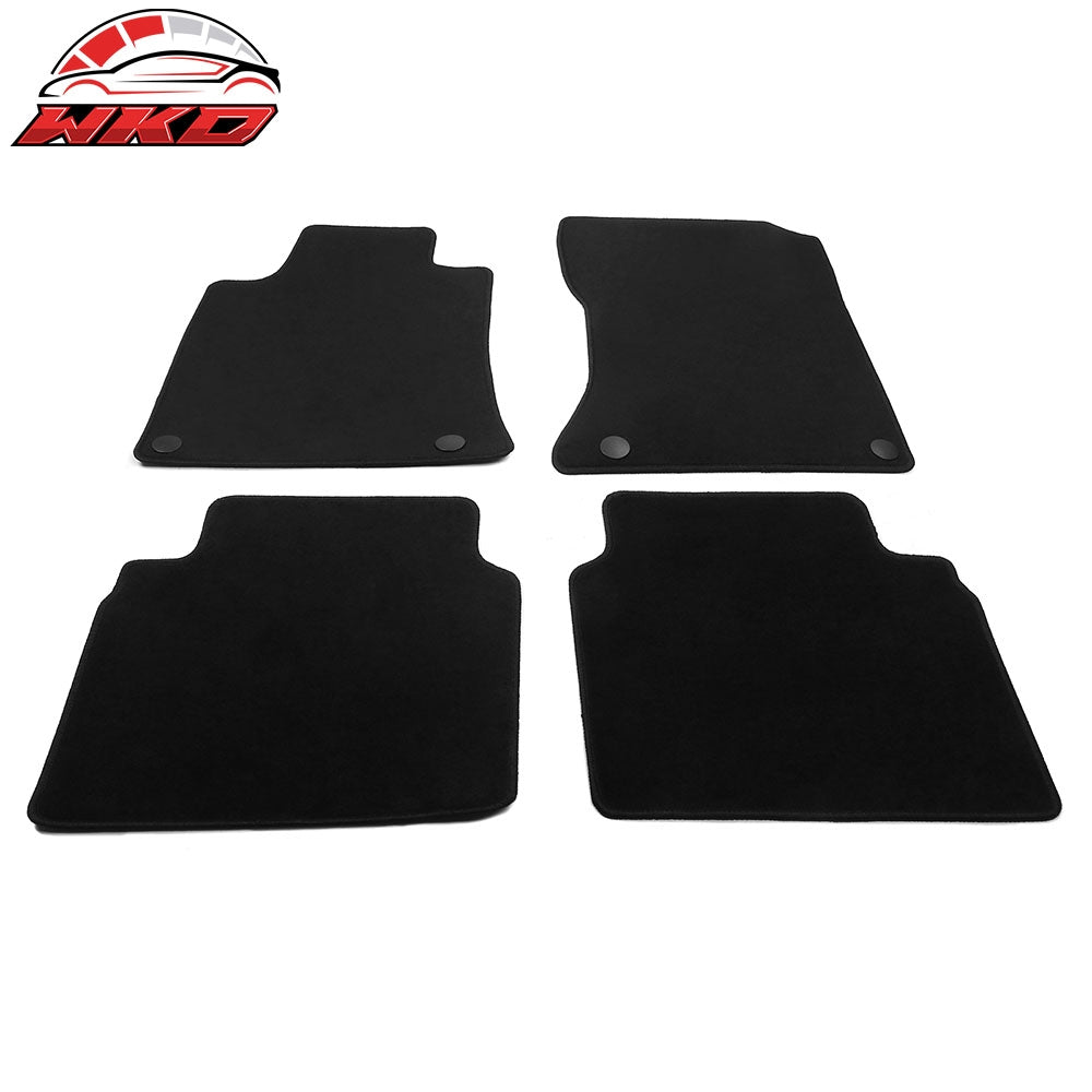 Fits 19-25 Nissan Altima Anti-Slip Front Rear Floor Mats Carpet Nylon 4PCS Black