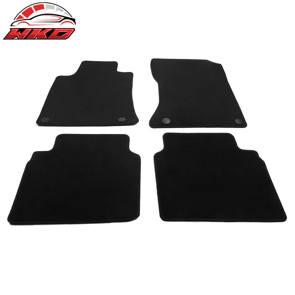 Fits 19-25 Nissan Altima Anti-Slip Front Rear Floor Mats Carpet Nylon 4PCS Black