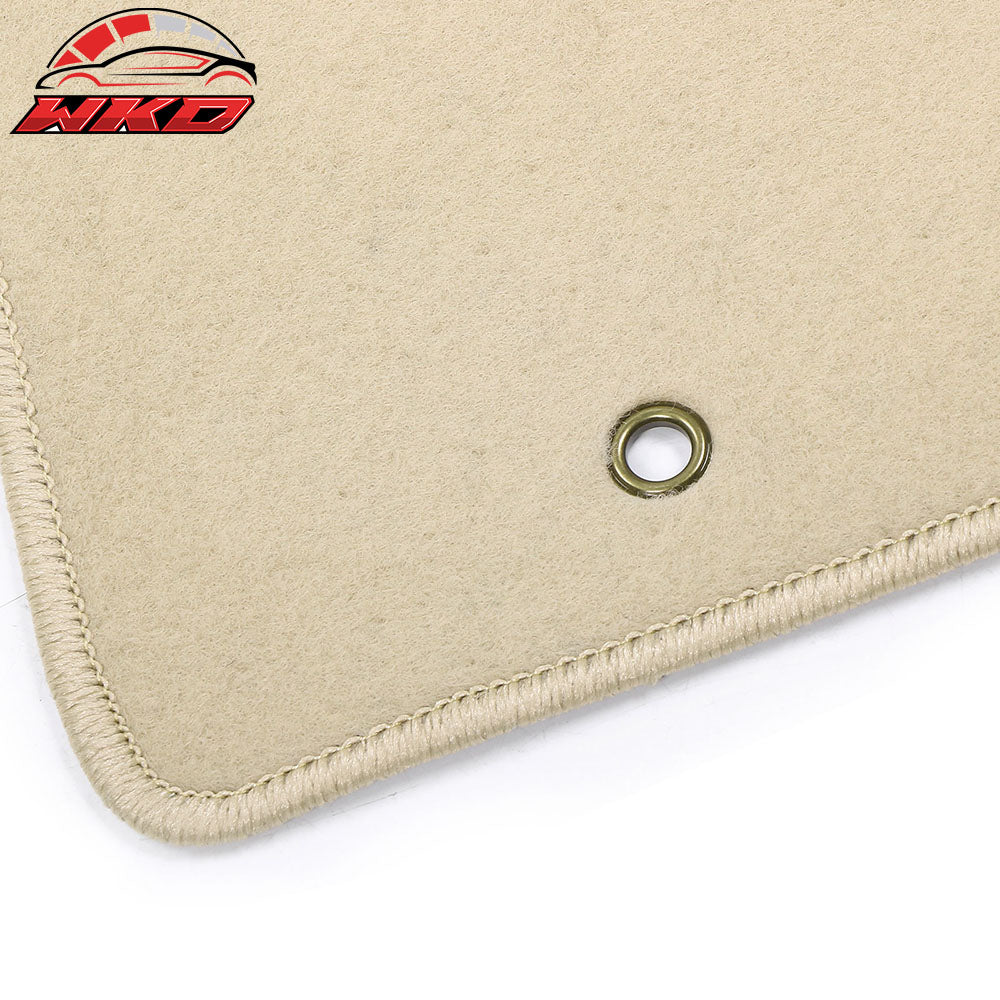 Fits 15-24?Nissan Murano Anti-Slip Front Rear Floor Mats Carpet Nylon 3PCS Beige