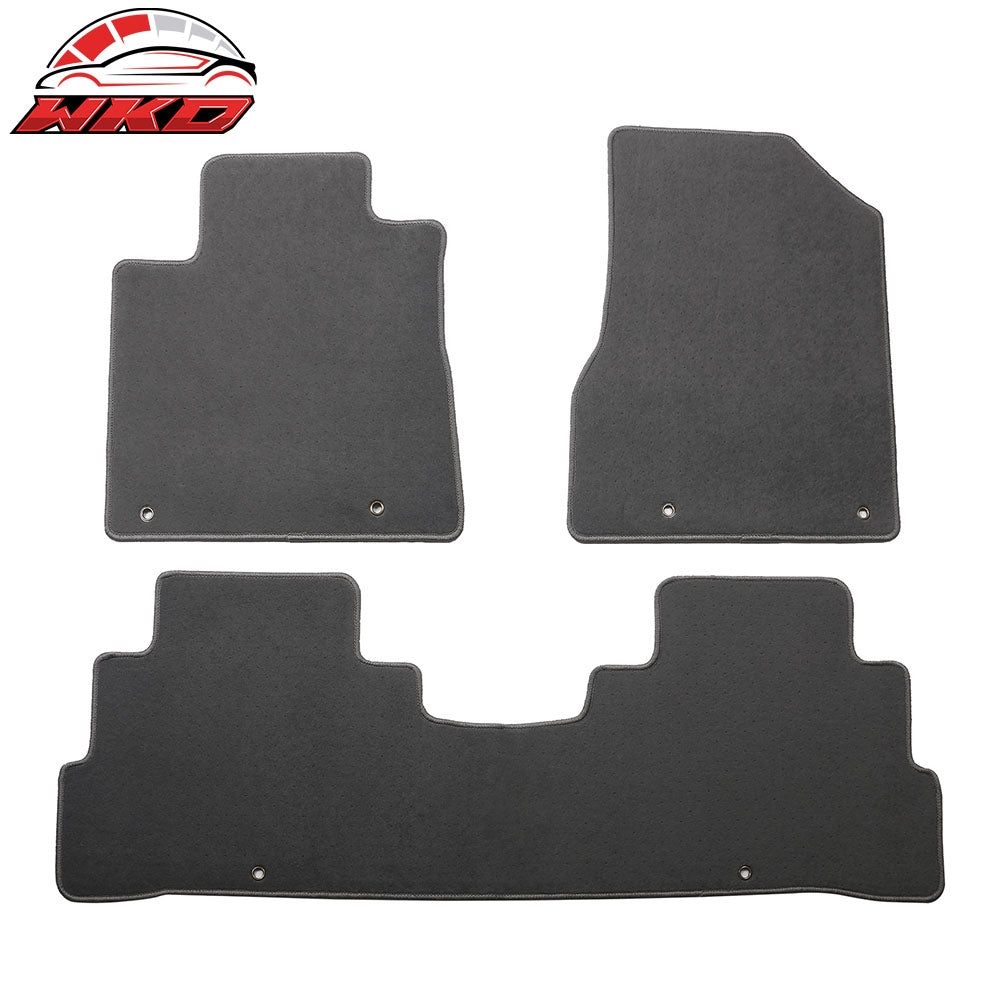 2015-24?Nissan Murano Anti-Slip Front Rear Floor Mats Carpet Nylon 3PCS Gray | Wholesale