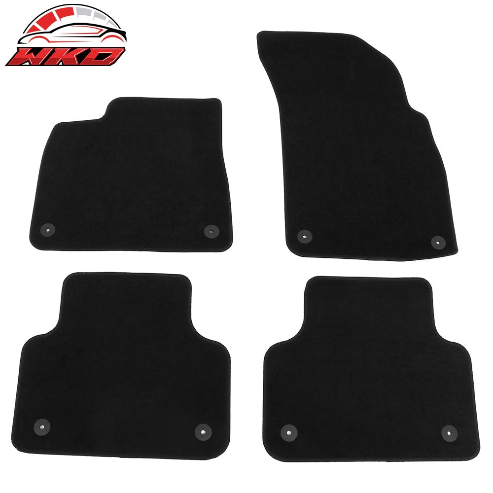 2017-26 Audi Q7 SQ7 & 2019-26 Q8 SQ8 RSQ8 4PCS Floor Mats Carpets Nylon Black | Wholesale
