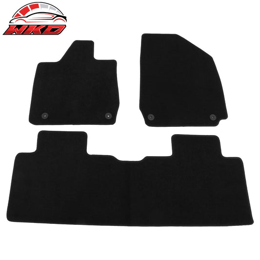 2023-24 Hyundai Ioniq 6 Front Rear Floor Mats Carpets 4 Door Nylon Black 3PCS | Wholesale