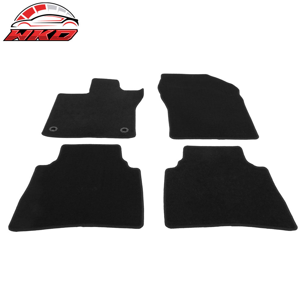Fits 23-24 Toyota Prius Prime Auto Nylon Floor Mats Front Rear Carpet Black 4PCS