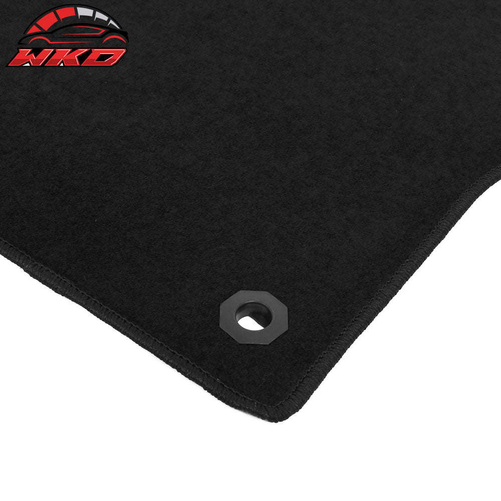 Fits 23-24 Toyota Prius Prime Auto Nylon Floor Mats Front Rear Carpet Black 4PCS