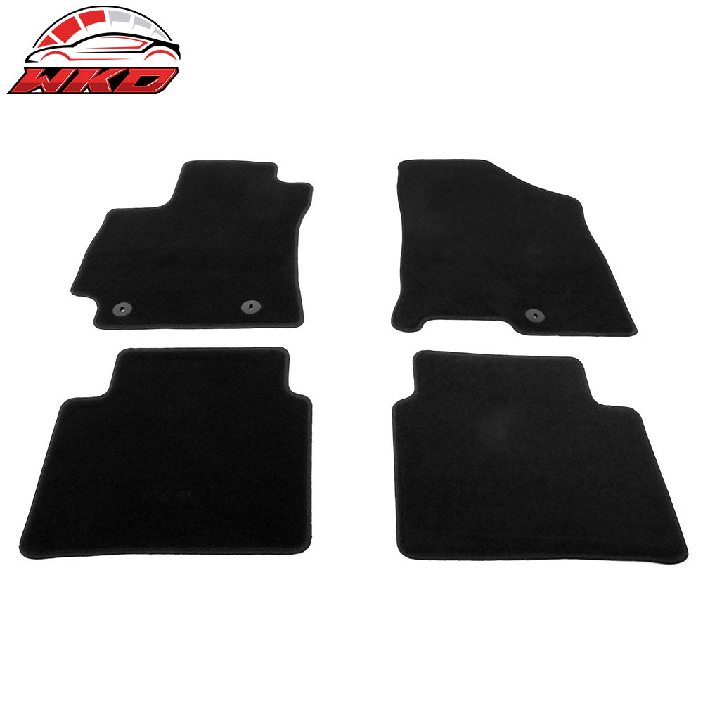 Fits 24-25 Hyundai Kona Gas Anti-Slip Front Rear Floor Mats Carpet Nylon 4PCS