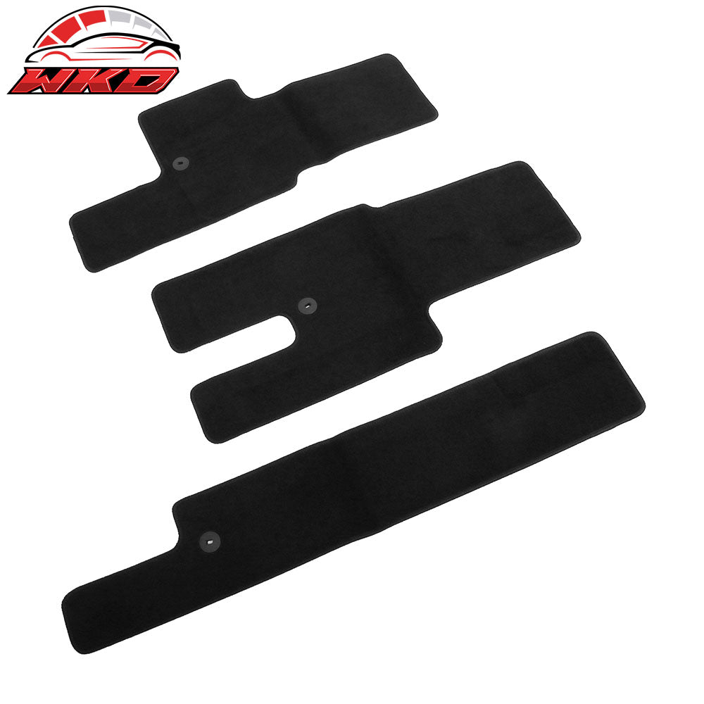 Fits 22-25 Kia Carnival 8-Seat Anti-Slip Front Rear Floor Mats Carpet Nylon 6PCS